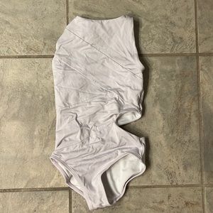 Jo and Jax Lavender Limited edition cutout leo. Size:YL (12 years)